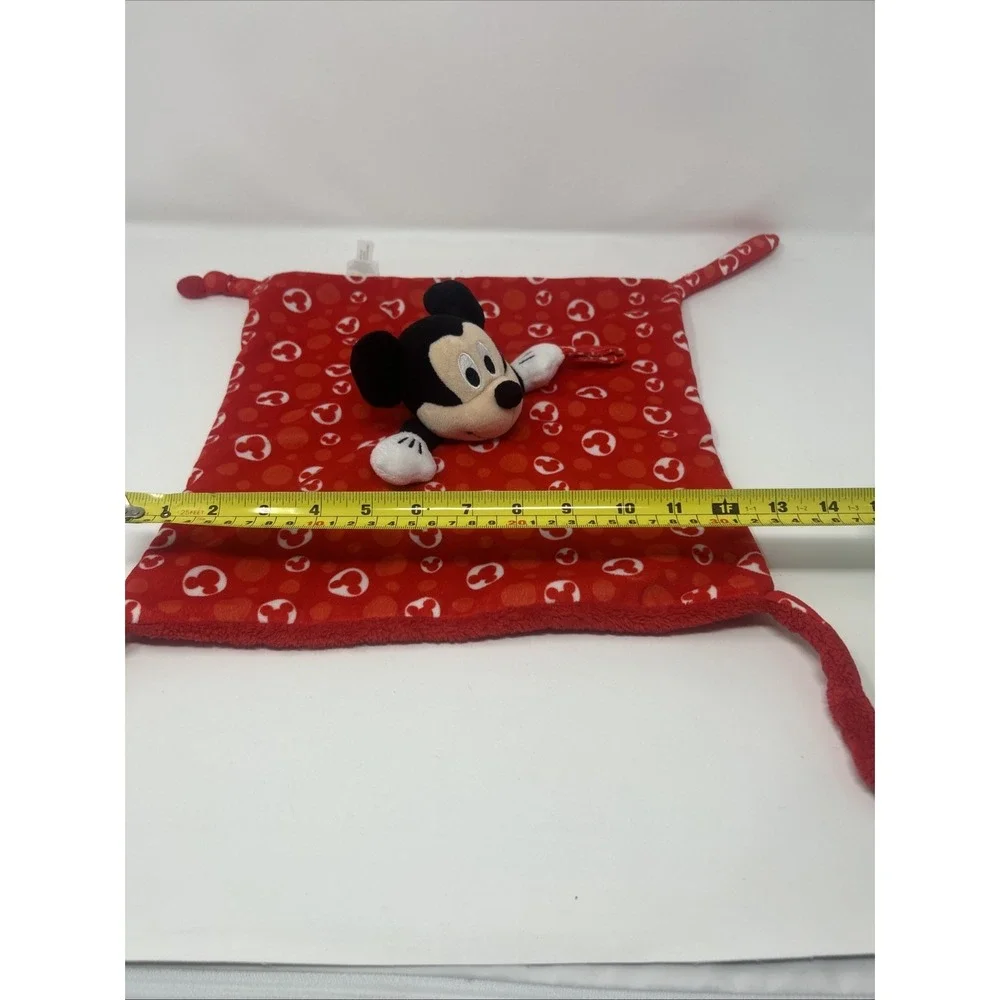 Disney Mickey Mouse Baby Security Blanket with Pacifier Holder By Kids Preferred